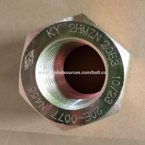 Tuerca Hexagonal Pesada de 5 Pulgadas API20E 8MLCuN PTFE XYLAR2 A194grB5 con Imprimación Cerámica de Fluoropolímero