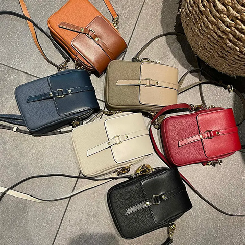 Petit sac à bandoulière mignon, porte-monnaie pour téléphone portable, portefeuille léger en cuir PU de luxe, étui de téléphone spacieux