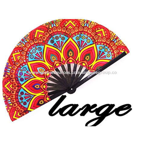 Abanicos de Kung Fu personalizados de bambú, abanicos de aro, abanicos de danza, abanicos de Tai Chi, abanicos rojos, productos hechos a mano, tela para la cara, Ding Oxford