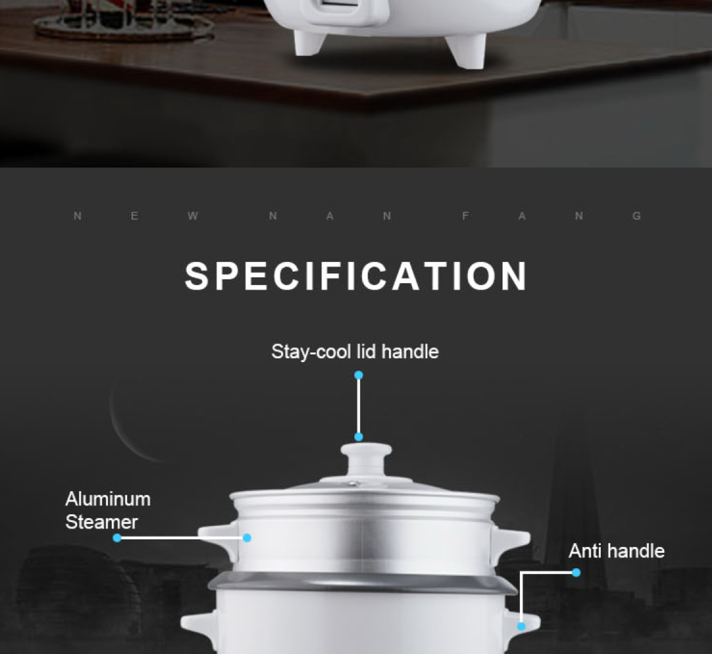 Wholesale Rice Cooker Mini Rice Cooker Oem Brand 1.8l, 10cups, Glass ...