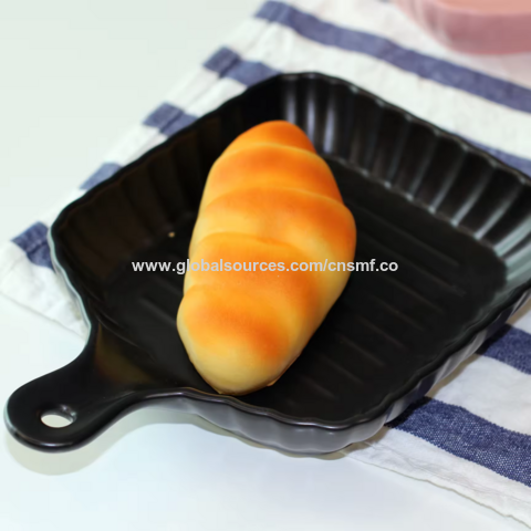 Moderne Antihaft-Keramikglasur Auflaufform Lasagne Backformen mit Griff Backgeschirr Set für Zuhause Hotel Restaurant