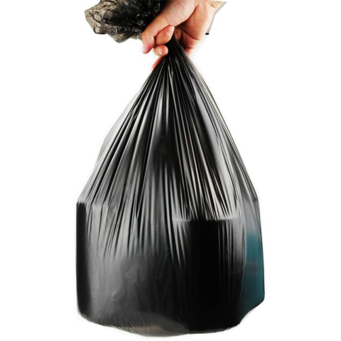 Bolsas de basura biodegradables, negras, degradables, planas, ecológicas, compostables y desechables