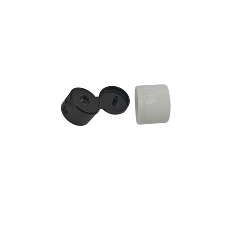 Hochwertige, auslaufsichere 22 mm, 24 mm, 28 mm, 30 mm Kunststoff-Klappdeckel für Flaschen - Großhandel mit Scharnierverschlüssen