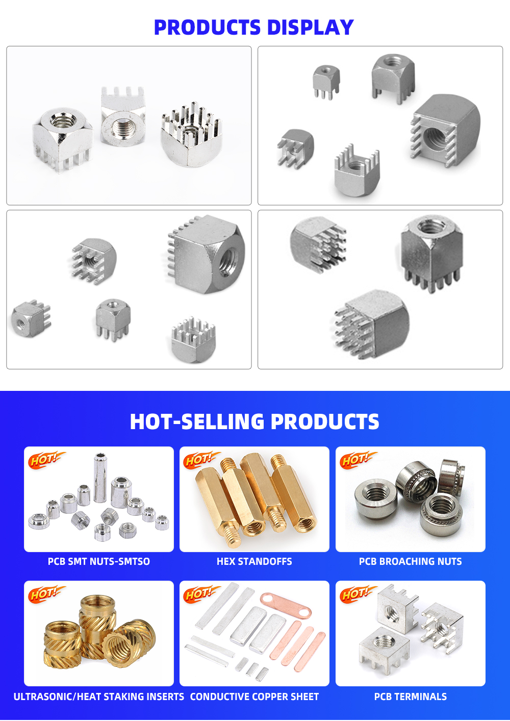 High Current Pcb Terminal Block (7461108 ) , Copper Screw Connector For