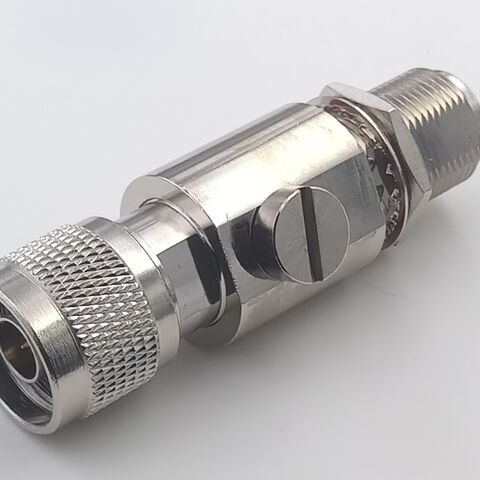 Kundenspezifischer Blitzschutz Überspannungsableiter N-Stecker auf N-Buchse Schottwand 2.4G 4G 5G 6G Fabrik auf Lager