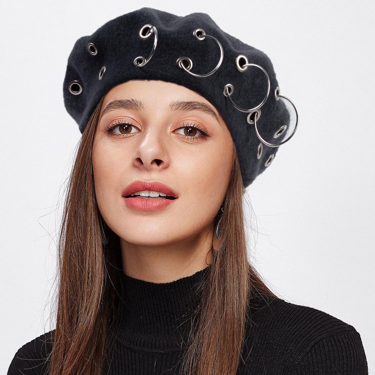 [SOMEWHERE BUTTER]★24FW★韓国人気★Wool Pendant Beret WILLFULLY official web store（ウィルフリーコウシキツウハン
