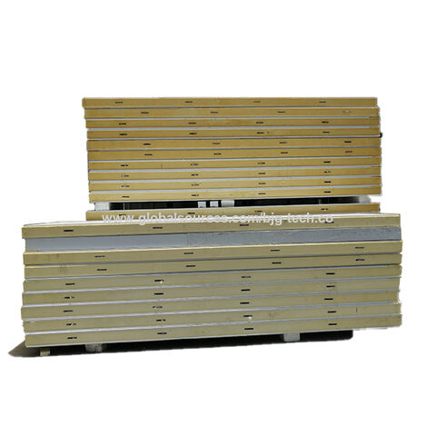 Hochwertige 75mm PU-Sandwichplatten mit Camlock-Verschluss für Kühlräume, Polyurethan-Schaum, Großhandel, Einsatzbereich: -80℃ ~ +100℃