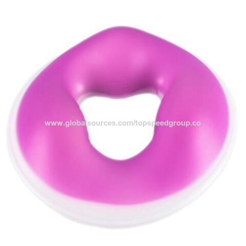 Cojín de masaje de silicona de alta demanda, almohada facial para masaje y almohada de apoyo