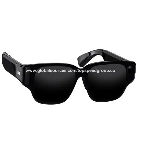 Gafas de traducción inteligente en tiempo real con proyección de pantalla, navegación, Bluetooth y aviso de traducción.
