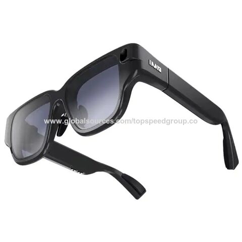 Gafas de traducción inteligente en tiempo real con proyección de pantalla, navegación, Bluetooth y aviso de traducción.