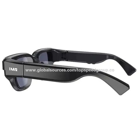 Gafas de traducción inteligente en tiempo real con proyección de pantalla, navegación, Bluetooth y aviso de traducción.