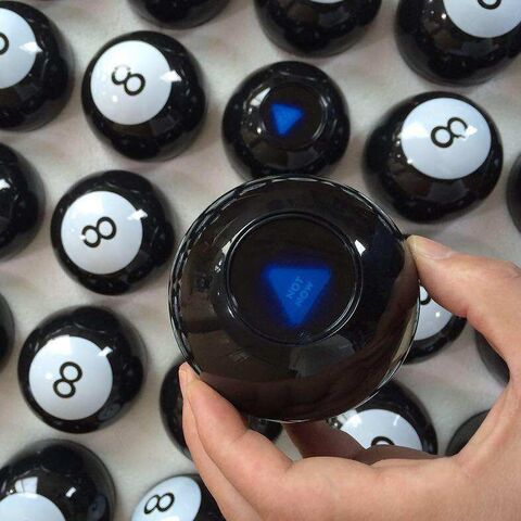 AI-MICH Werbeartikel Neuer Retro Magic Mystic 8 Ball Entscheidungsfindung Wahrsagerei Antwortball Cooles Spielzeug Geschenk