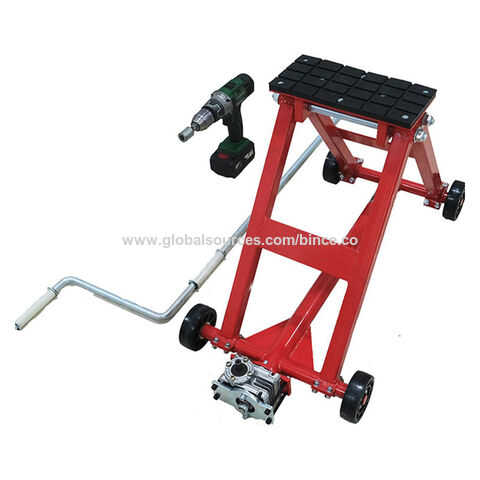 Mini élévateur de lavage de voiture portable inclinable en acier de haute qualité nouvellement arrivé, élévateur de voiture à un poteau