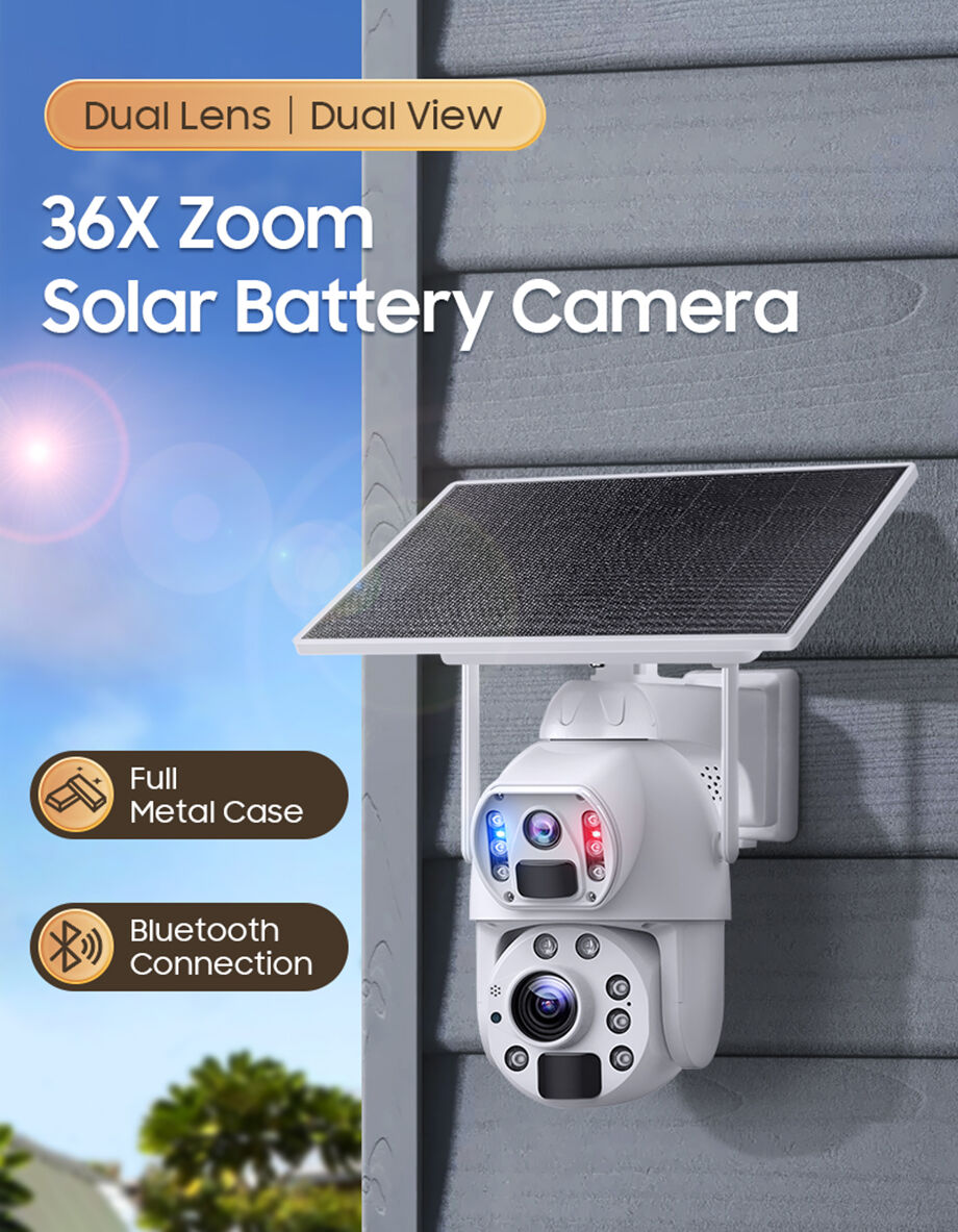 Oem Odm 36x Zoom 3k 6mp Dual Ptz Camera 4g Gsm Metal Outdoor Solar ...
