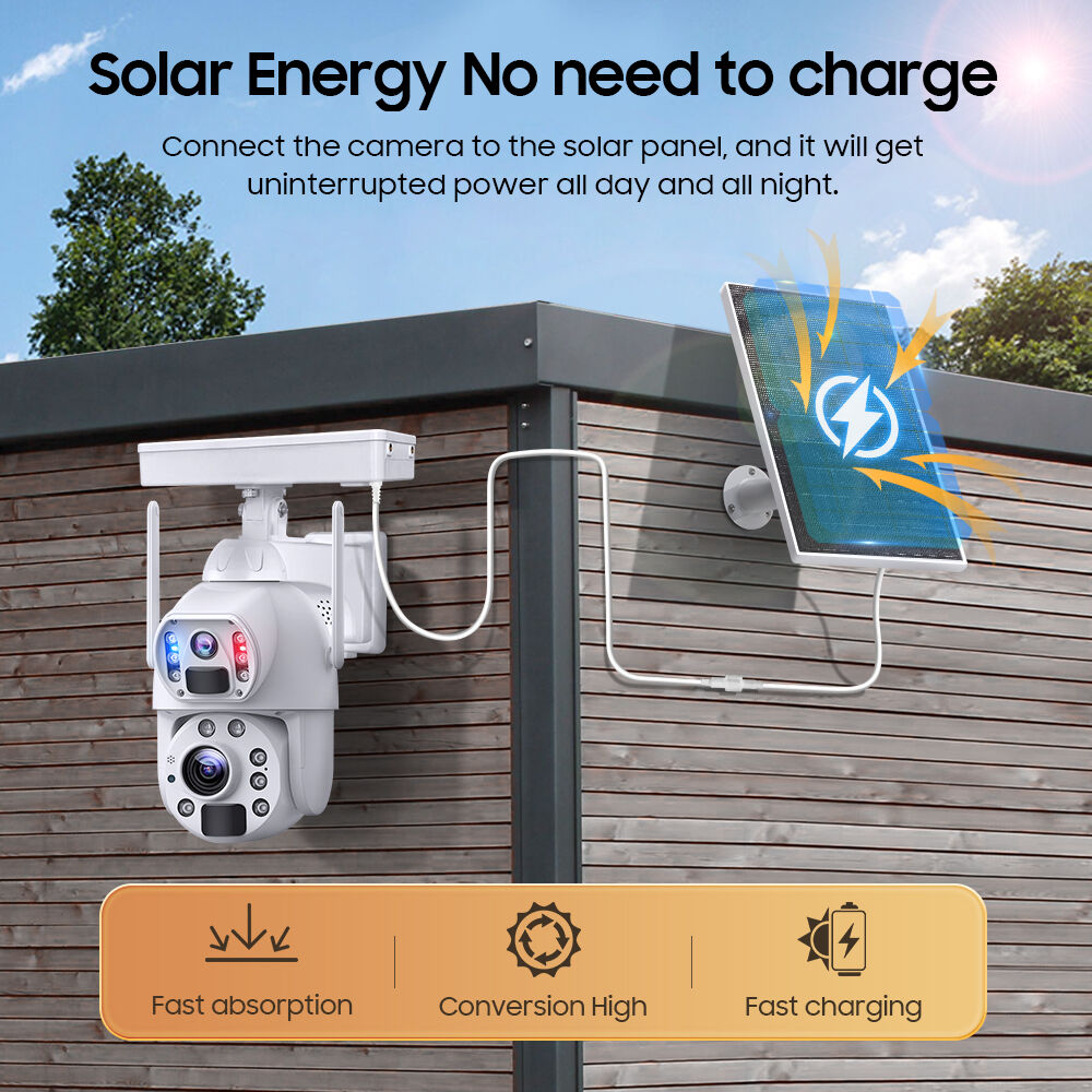 Oem Odm 36x Zoom 3k 6mp Dual Ptz Camera 4g Gsm Metal Outdoor Solar ...