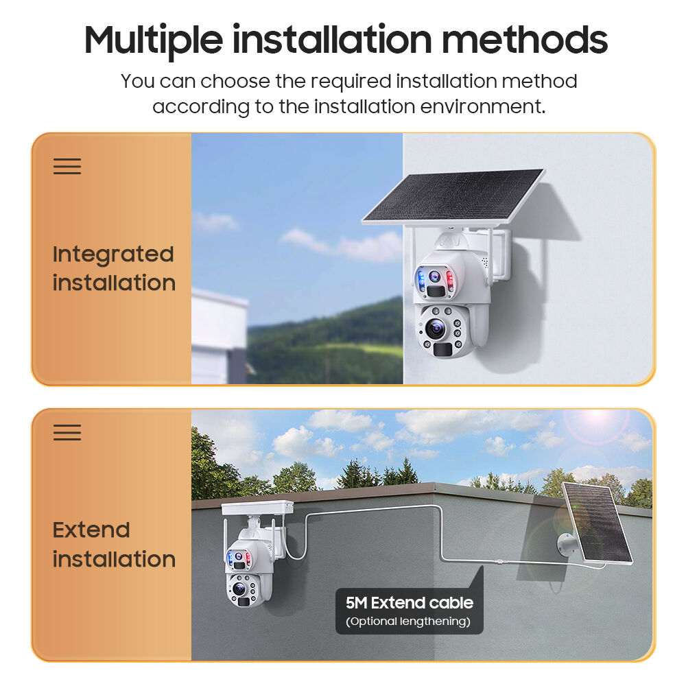 Oem Odm 36x Zoom 3k 6mp Dual Ptz Camera 4g Gsm Metal Outdoor Solar ...