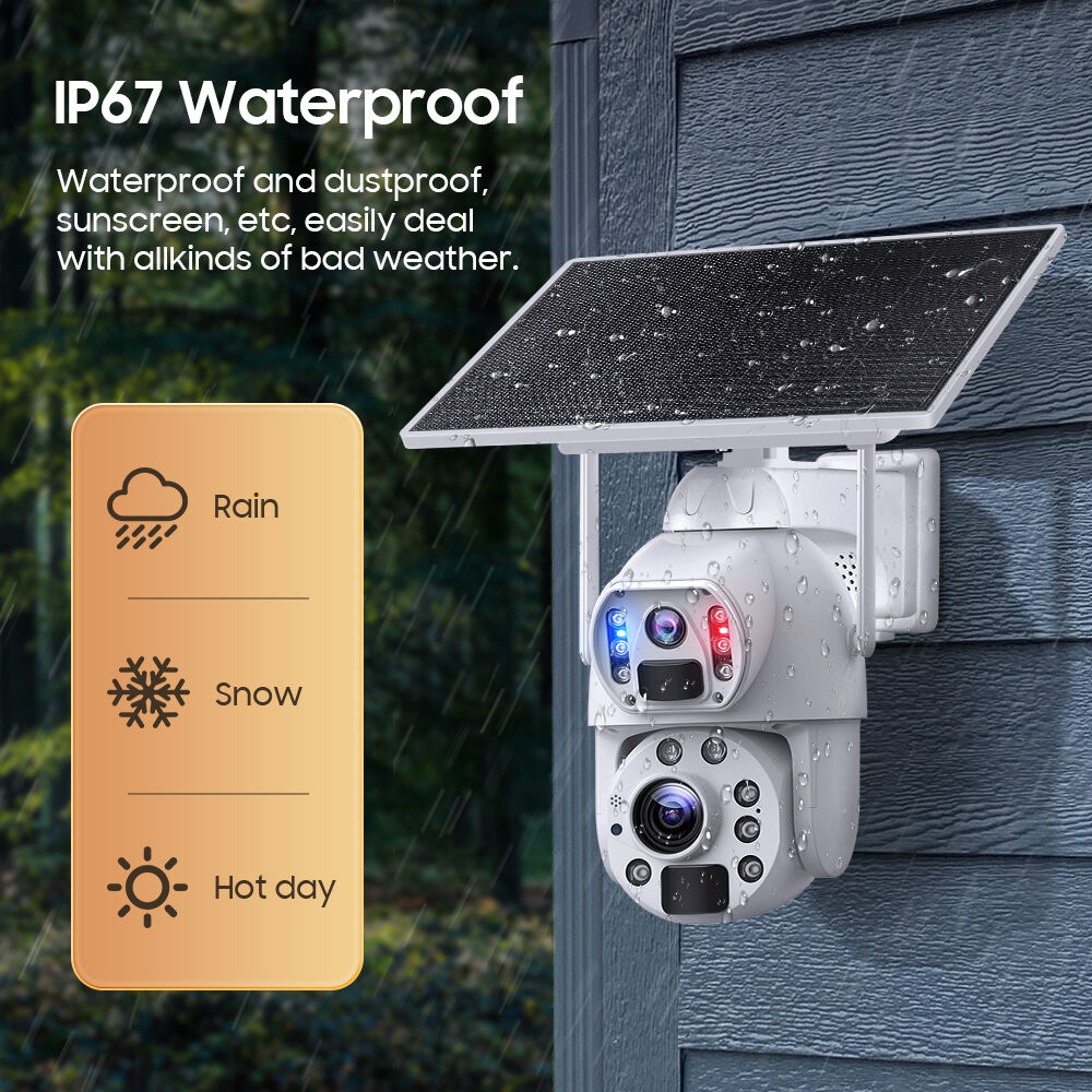 Oem Odm 36x Zoom 3k 6mp Dual Ptz Camera 4g Gsm Metal Outdoor Solar ...
