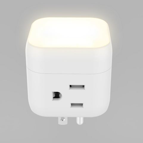 Nuevo Enchufe de Pared Tipo Cubo Magnético Toyeinn con Luz Nocturna LED