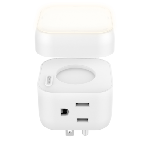 Nuevo Enchufe de Pared Tipo Cubo Magnético Toyeinn con Luz Nocturna LED