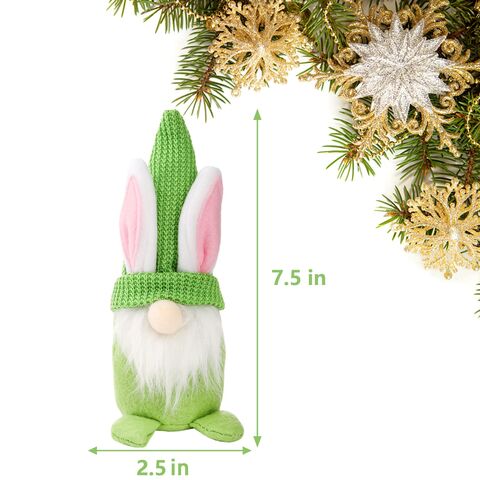 Osterhasen-Wichtel, handgefertigt, Oster-Wichtel-Dekor, schwedischer Tomte-Elf, Plüsch-Wichtel, Ostergeschenke, Osterdekorationen