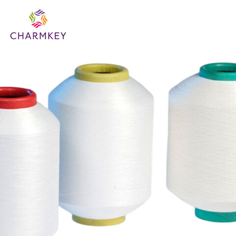 Hilo de Nylon Spandex de Color Blanco de Alta Calidad para Tejido y Confección