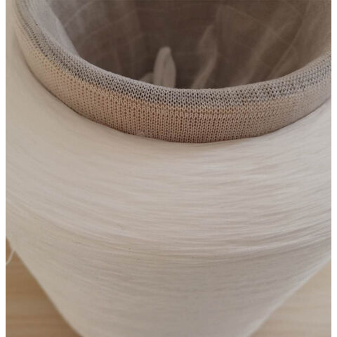 Hilo de Nylon Spandex de Color Blanco de Alta Calidad para Tejido y Confección