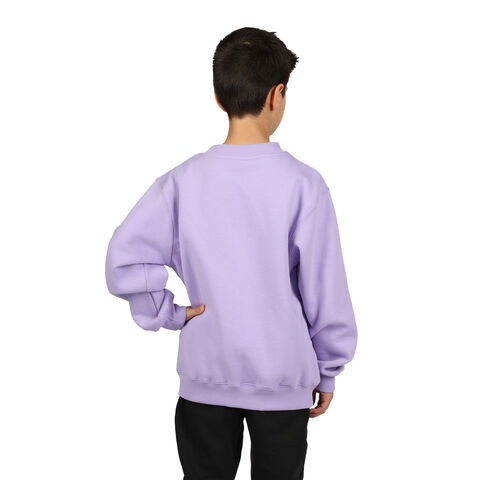 Maillots de sport à manches longues pour enfants, 320G, maillot de sport vierge, 80% coton, 20% poly, plus de couleurs / couleur personnalisée