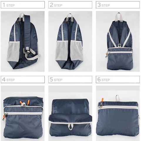 Sac à dos de randonnée pliable léger pour voyage en plein air avec tissu REACH et GRS pour hommes