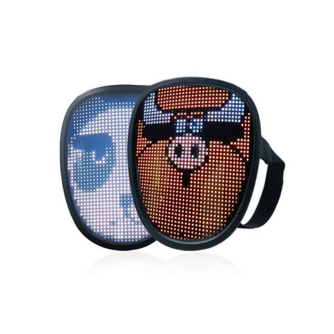 Máscara LED con Sensor de Gestos, Máscara Luminosa LED para Niños/Hombres/Mujeres, Ideal para Fiestas de Disfraces y Cosplay