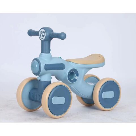 Bicicleta de Equilibrio para Bebés de 1 Año Niños Niñas 12-36 Meses, 4 Ruedas Silenciosas Asiento Suave Juguetes Preescolares Primeros Paseos para Niños Pequeños
