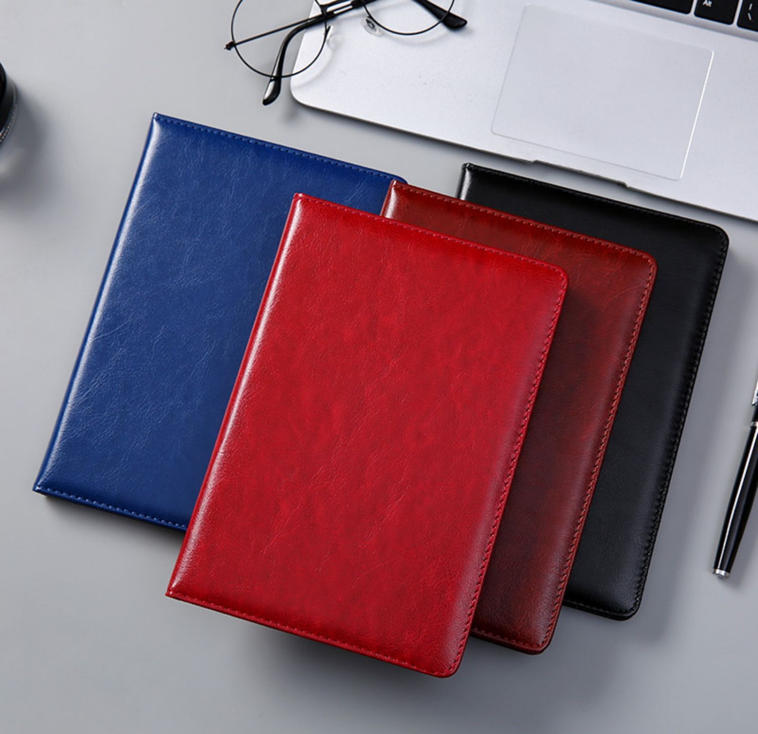 Buy China Wholesale Soft Leather Business Office Customized Logo ...