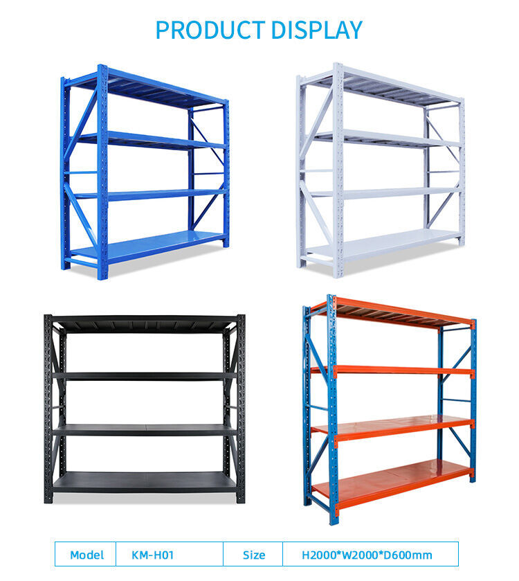 Easy-install Height Adjustable Metal Storage Shelf Rack Factory Storage ...