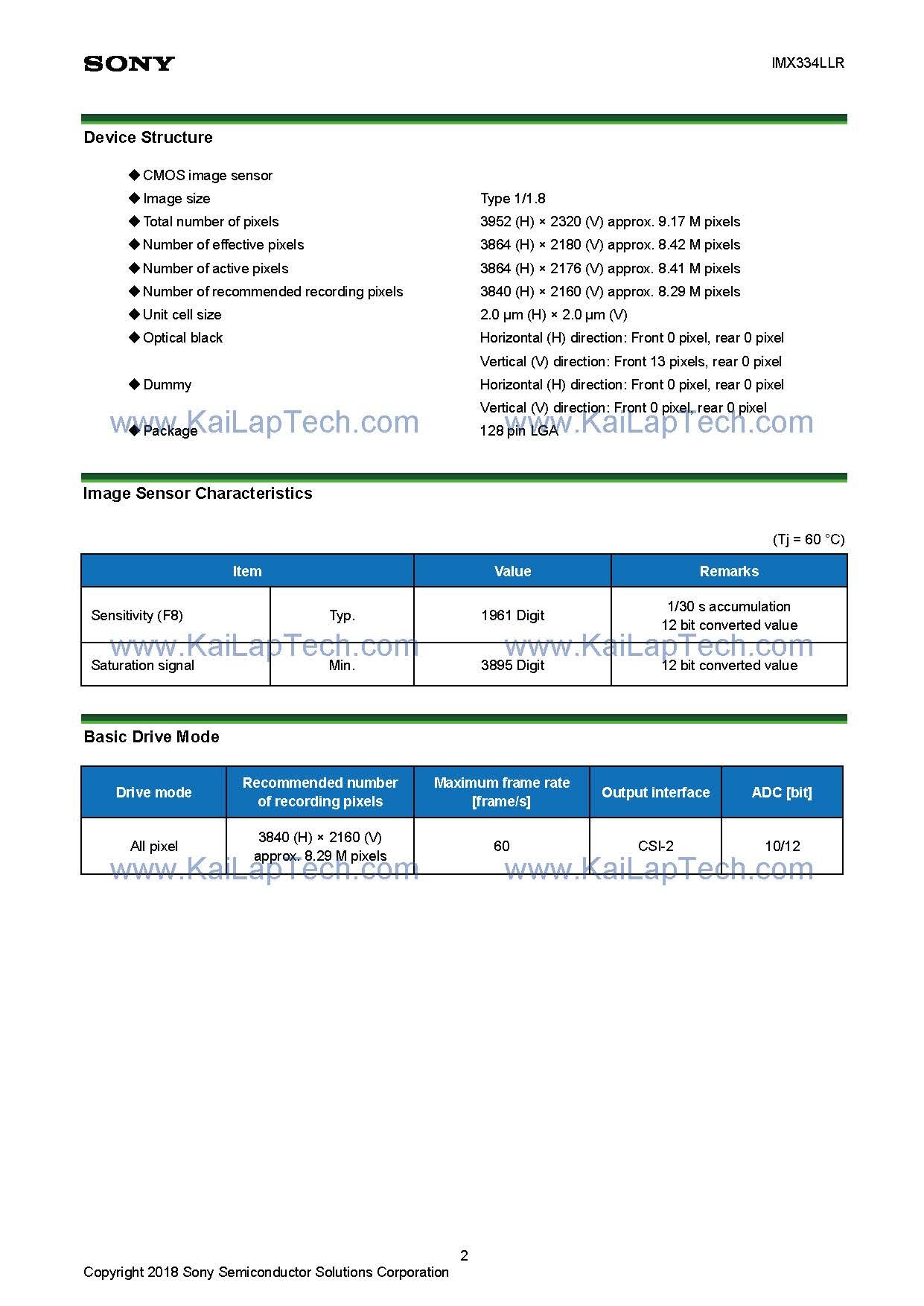 Klt-fms-imx334 V1.0 8.42mp Imx334 Interface Mipi M12 Mise Au Point Fixe ...
