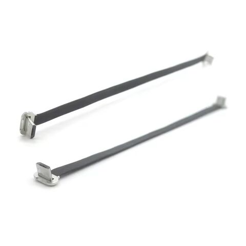 Professioneller Hersteller CUSTOM Dual 90 Grad Micro USB Stecker Daten Flexibles Flachbandkabel
