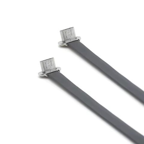 Professioneller Hersteller CUSTOM Dual 90 Grad Micro USB Stecker Daten Flexibles Flachbandkabel