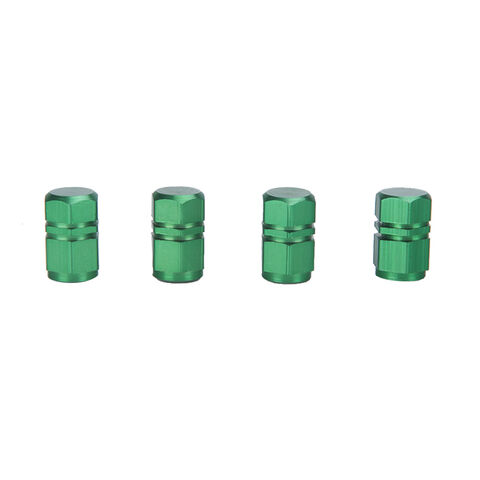 Cubiertas de vástago de válvula de neumático para rueda, tapas de vástago de válvula automáticas, accesorios para coche, tapa de válvula de neumático de 4 piezas, protección de aire a prueba de fugas, aluminio 211003