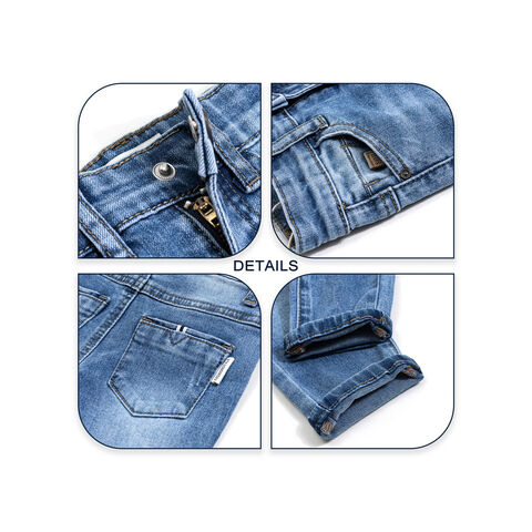 Venta al por mayor 2024: Jeans delgados de estilo sencillo para niño, última moda