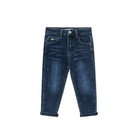 Venta al por mayor 2024: Jeans delgados de estilo sencillo para niño, última moda