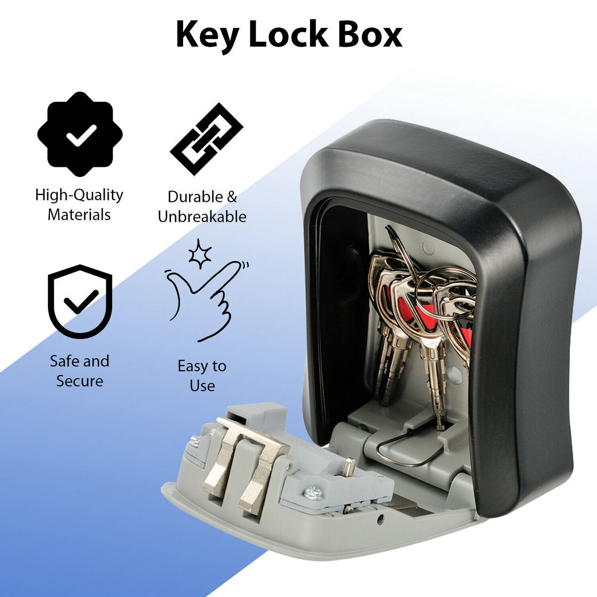 Key Safe With Code Indoor Customized Storage Combination Code Password Digital Lock ...