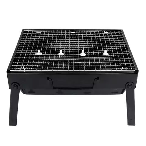 Nouveau Design de Valise Mini Barbecue Portable en Acier Inoxydable Pliable pour l'Extérieur Grills BBQ au Charbon de Bois