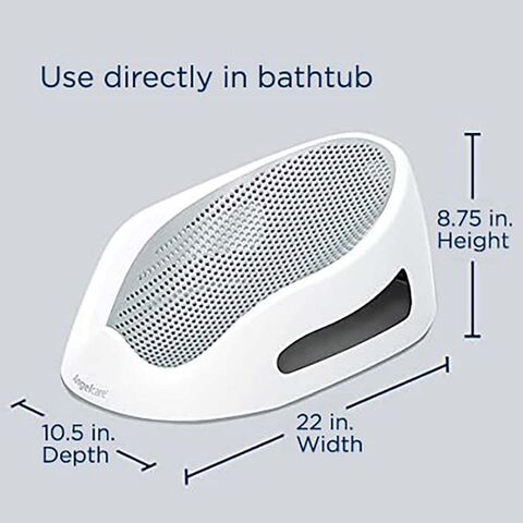 Suporte de Banho para Bebê (Cinza) | Ideal para Bebês com Menos de 6 Meses - Cadeira de Banho para Bebês no atacado