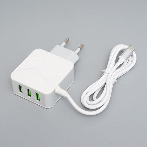 Fabrik OEM ODM 10.5W Wandladegerät Handy 5V2.1A Ladegeräte mit Kabel 2024