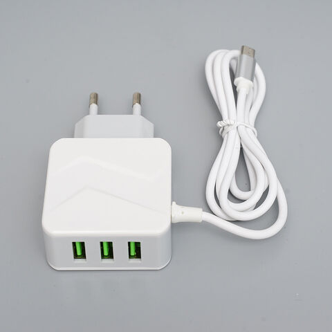 Fabrik OEM ODM 10.5W Wandladegerät Handy 5V2.1A Ladegeräte mit Kabel 2024