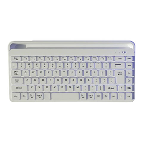 Teclado Inalámbrico BT 2.4G de Alta Calidad y Colorido al Por Mayor para Android IOS Windows