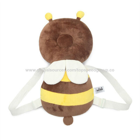 Almohada para bebé que protege la columna vertebral, suave y cómoda, buena permeabilidad al aire y fácil de limpiar. Almohada de cuña con diseño de animales de dibujos animados, logotipo personalizado.