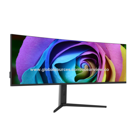 Monitor curvo de 40 pulgadas 5K WUHD IPS 21:9 de alta demanda con Type C, DP, HDMI y soporte ajustable - Oferta especial