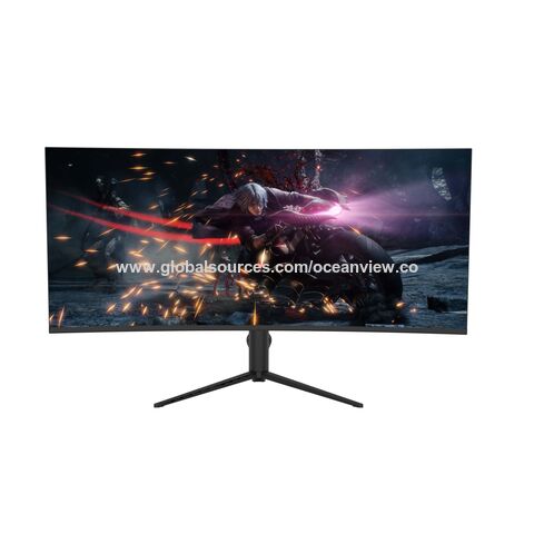 Monitor curvo de 40 pulgadas 5K WUHD IPS 21:9 de alta demanda con Type C, DP, HDMI y soporte ajustable - Oferta especial