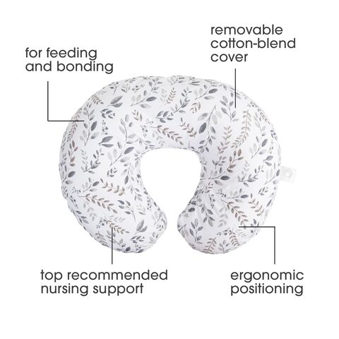 Essentiels d'allaitement ergonomiques pour biberon et allaitement maternel, Garnissage en fibres fermes, avec housse de coussin d'allaitement amovible, Lavable en machine