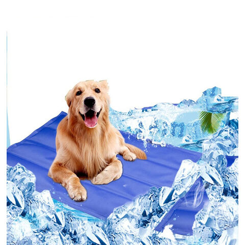 Tapete Refrescante para Cães, Cama de Verão Não Tóxica com Gel de Gelo