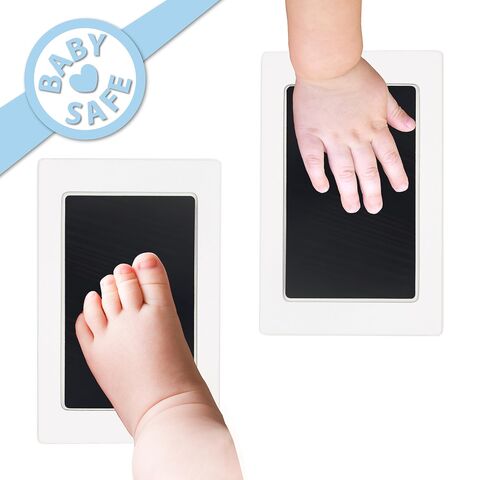 Kit d'empreintes de mains et de pieds sans encre - Tampon encreur pour empreintes de mains et de pieds de bébé - Kit d'empreintes de chien, Kit d'empreintes de nez de chien - Kit d'empreintes de pieds de bébé